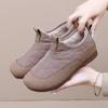 2025 Winter New Velvet Soft-soled Beanie Shoes Women's Fashion Warm Shoes Lazy One-pedal Casual Fluffy Cotton Shoes