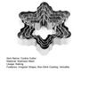 5Pcs Christmas Cookie Cutters Set Santa Tree Snowflake Gingerbread Men Snowman Shape Cookie Molds Reusable Baking Tool for Home Kitchen Bakery