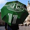 1PC Football Club Emblem Printed Umbrella Folding umbrella, automatic umbrella 8-Frame for Travel, camping Fan gifts Christmas Gifts