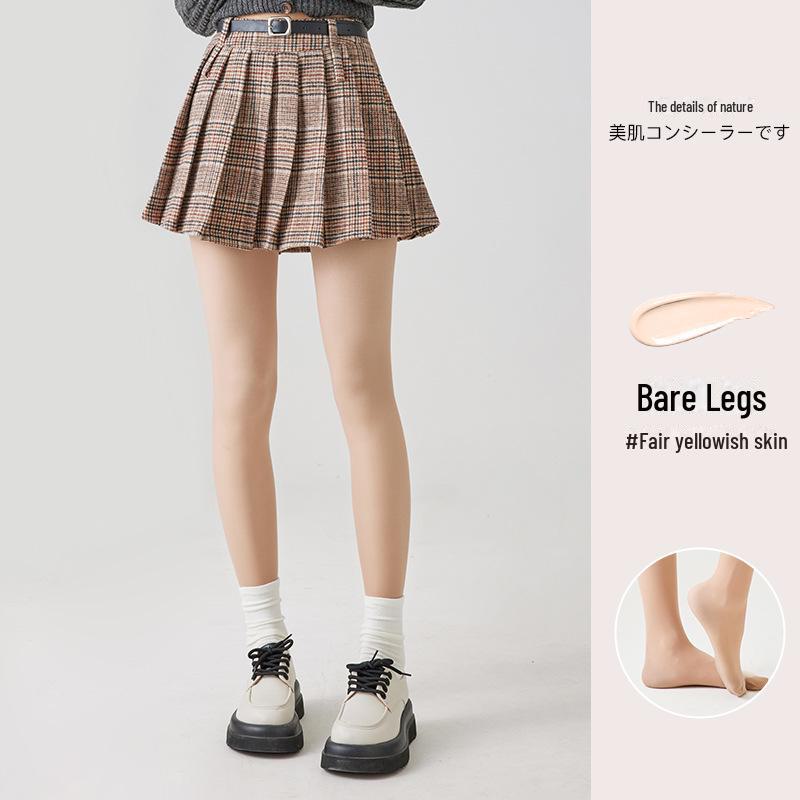 

Women s Realistic Flesh-Colored Velvet Pantyhose - Thickened, Plus Size, Autumn/Winter Wear Spring/Autumn No Fleece 100g (15℃ to 25℃)