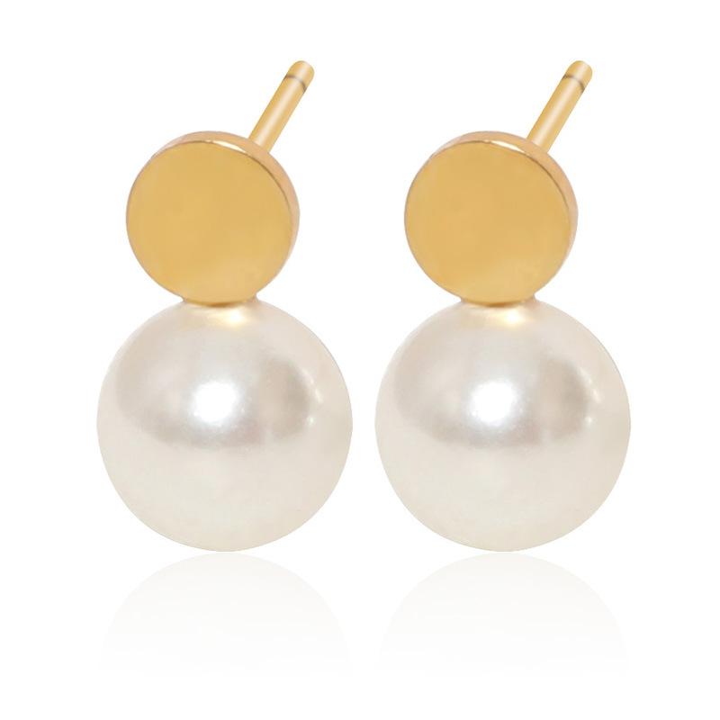 

Серьги из натурального жемчуга, высококачественное женское ретро-ожерелье из жемчуга, простой комплект