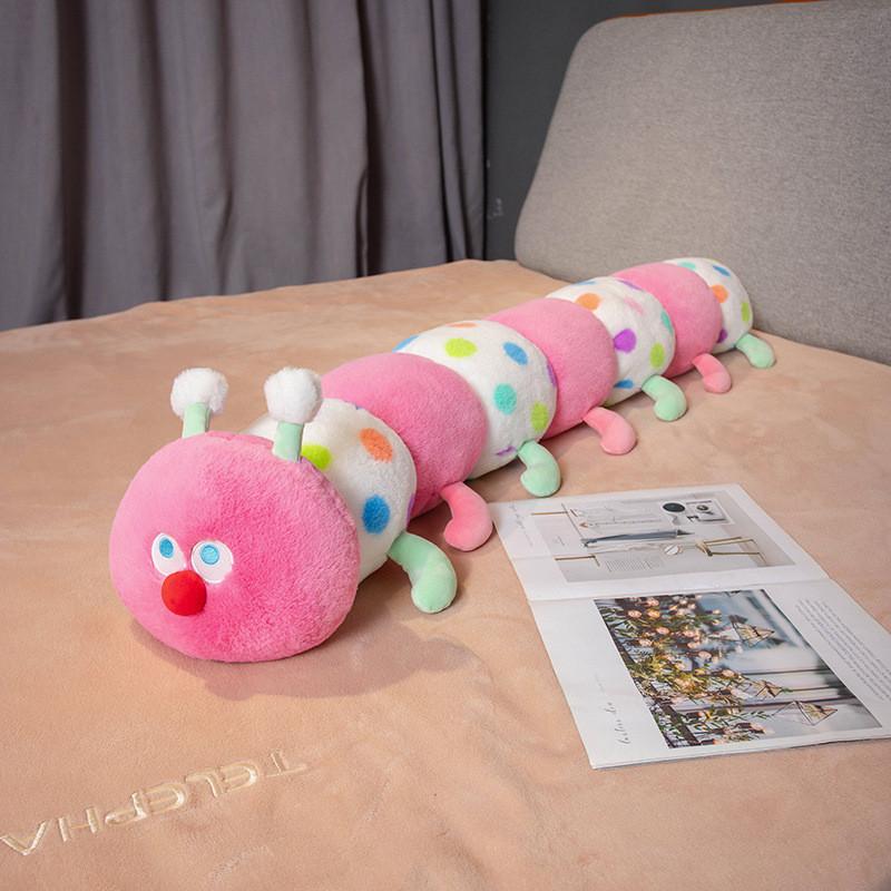 Design Long Animal Body Plush Toy Pillow With Soft Fluffy Cover Kids Room Gift