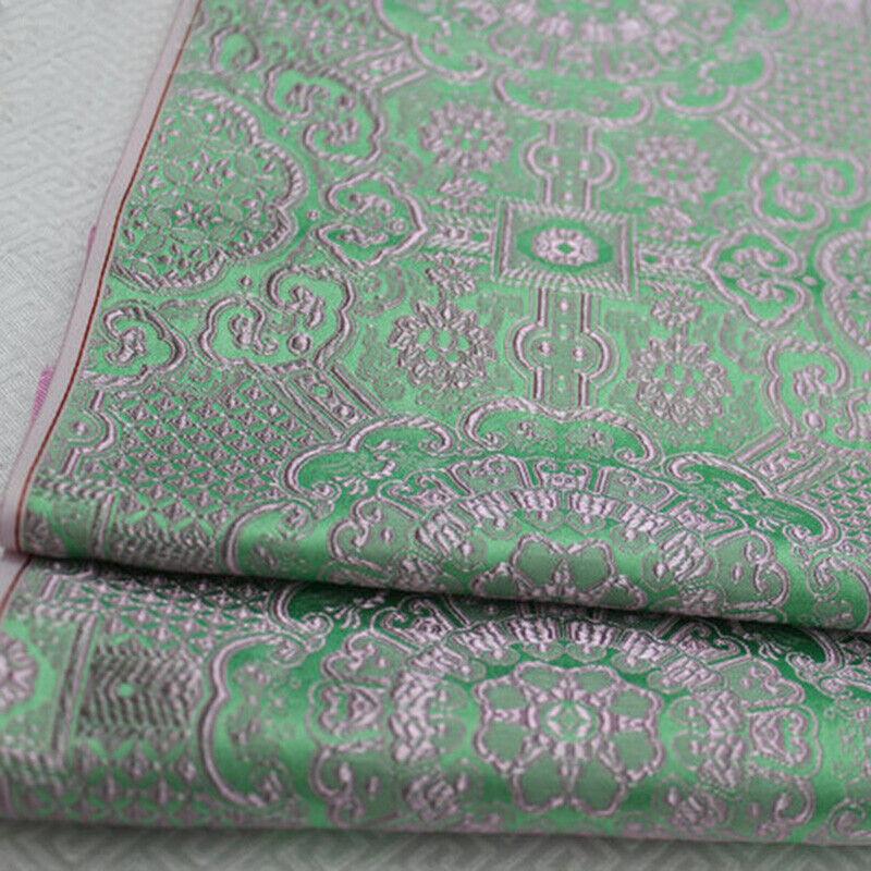 Saténová Hedvábná Brokátová Žakárová Květinová Látka Vintage Kostým Šaty Řemeslné Oblečení Potřeby Cheongsam Povlaky na Polštáře Šití