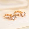 Flash Diamond Bow Ear Buckle Unique Design Earrings Earrings Stud Earrings Versatile