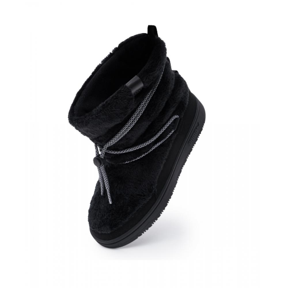 Puma Pantofi sport Snowboat Suede pentru femei, talie mică, negru, gri, 402175 01