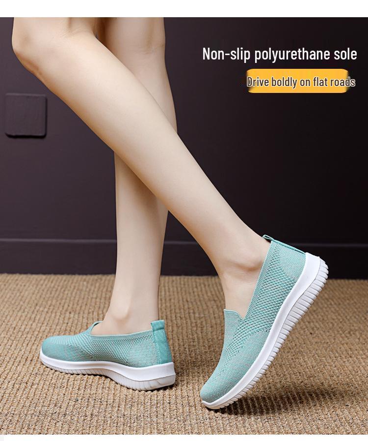 Women's Comfortable Old Beijing Cloth Shoes, Spring 2026 Arrival - Breathable Soft Sole for Seniors