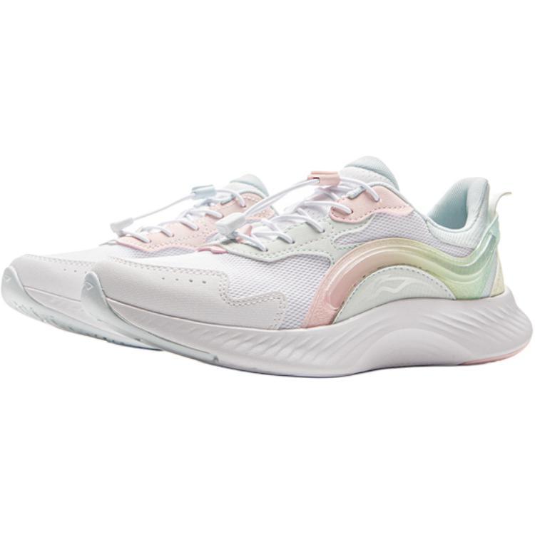 Li Ning Kids Sports Lifestyle Series Comfortable Fashion Shock Absorption Wear Resistant Rebound Low Top Casual Shoes Kids Casual Shoes YKCV112-2