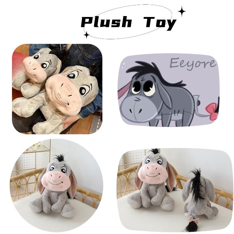 Cute Grey Plush Donkey Toy For Kids Soft And Cuddly Stuffed Animal Doll, Perfect Gift For Children