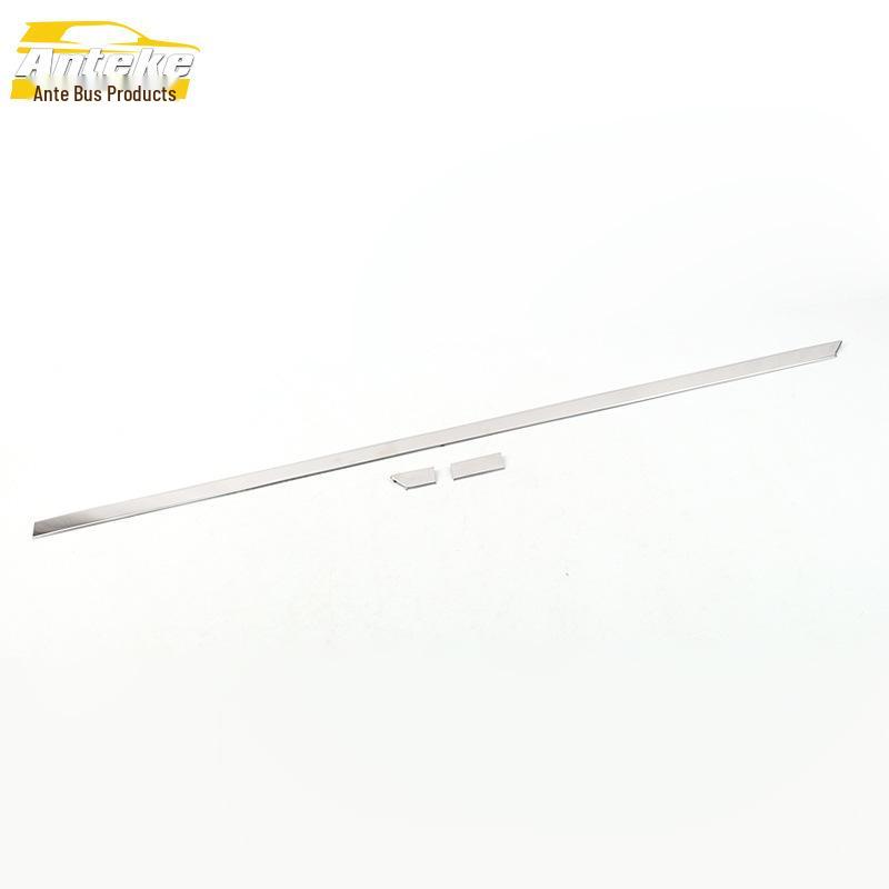 5-Series Rear Bumper Trim Sticker: Stainless Steel Tailgate Anti-Scratch Bright Strip Car Accessory