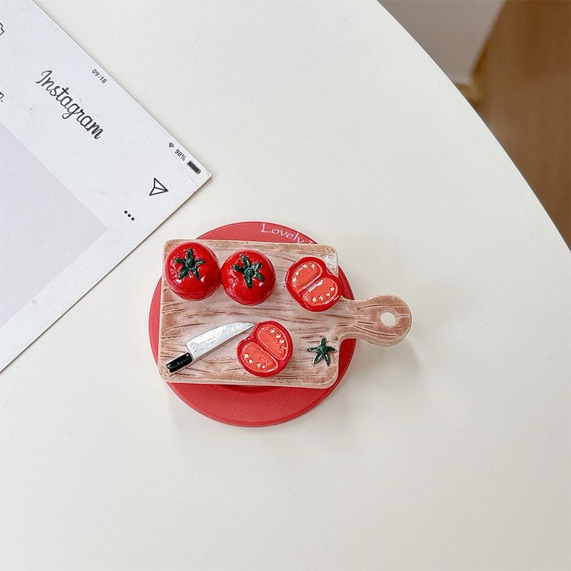 

Simulation Fun Vegetable Board Eggplant Tomato Phone Airbag Bracket Magnetic Magsafe Telescopic Company Gift Grip