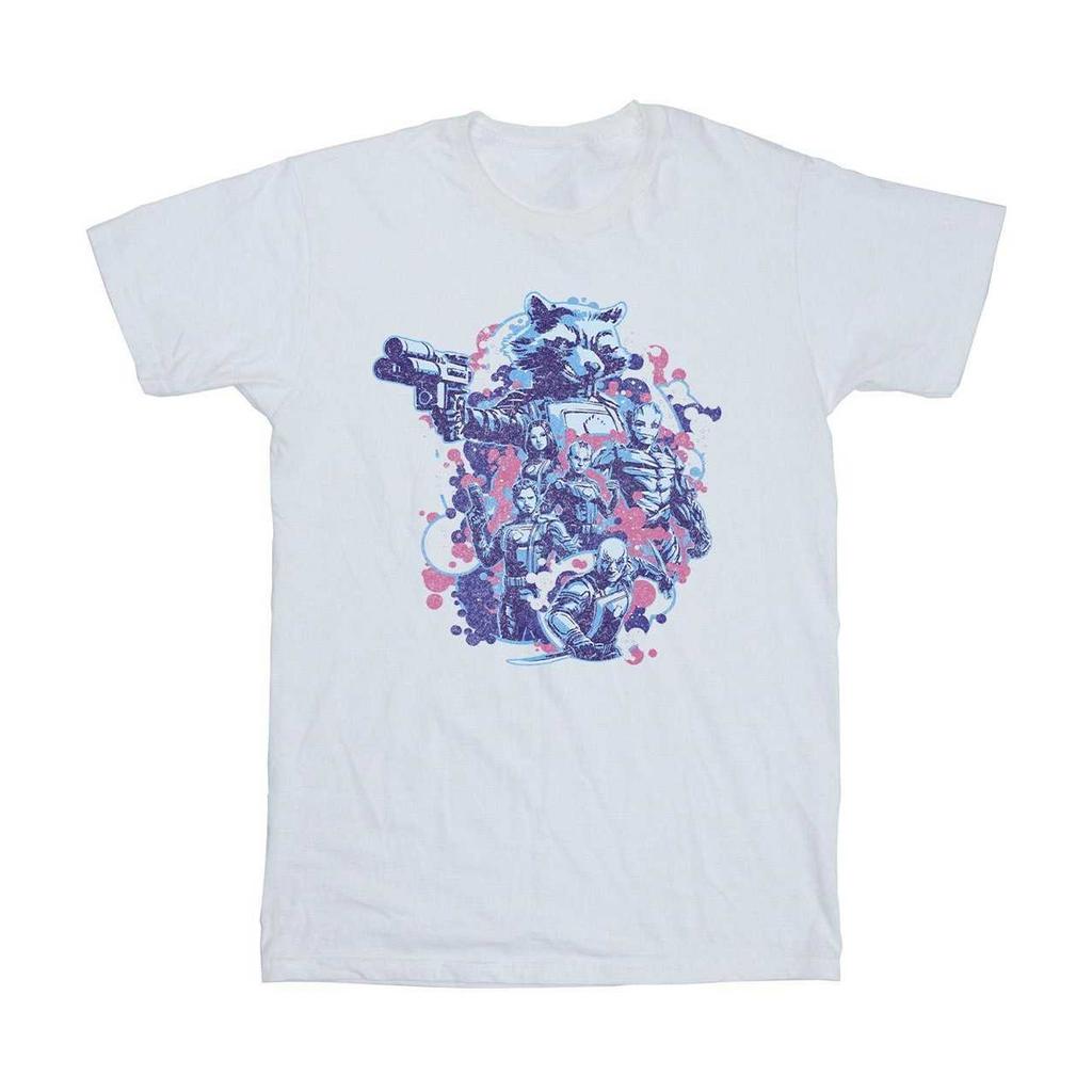 Guardians Of The Galaxy Volume 3 Mens Group Pose Cotton T-Shirt
