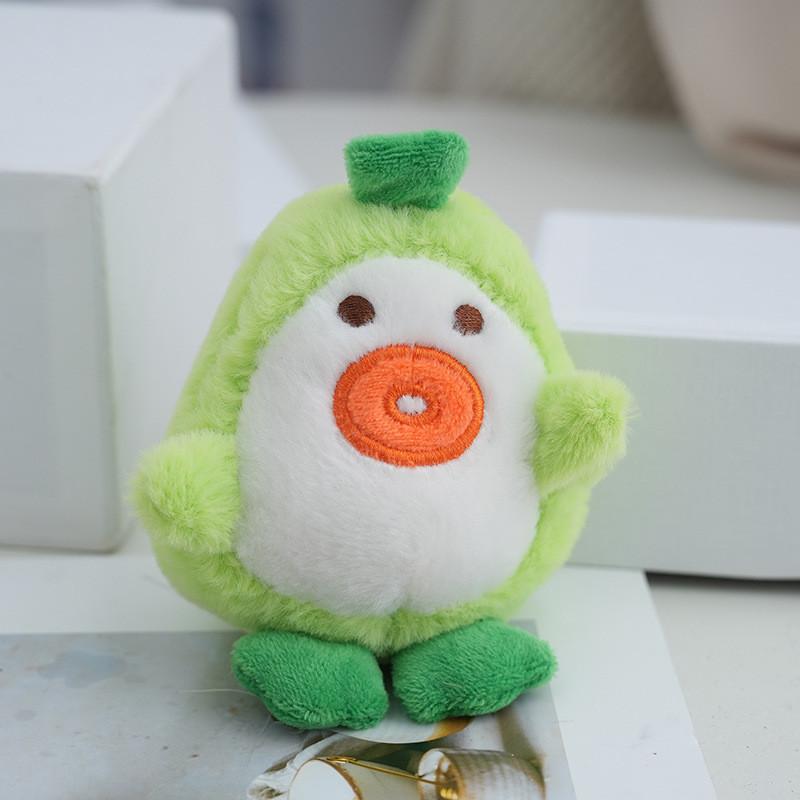 Cute Plush Keychain With Creative Design Perfect For Student Bookbag Accessories