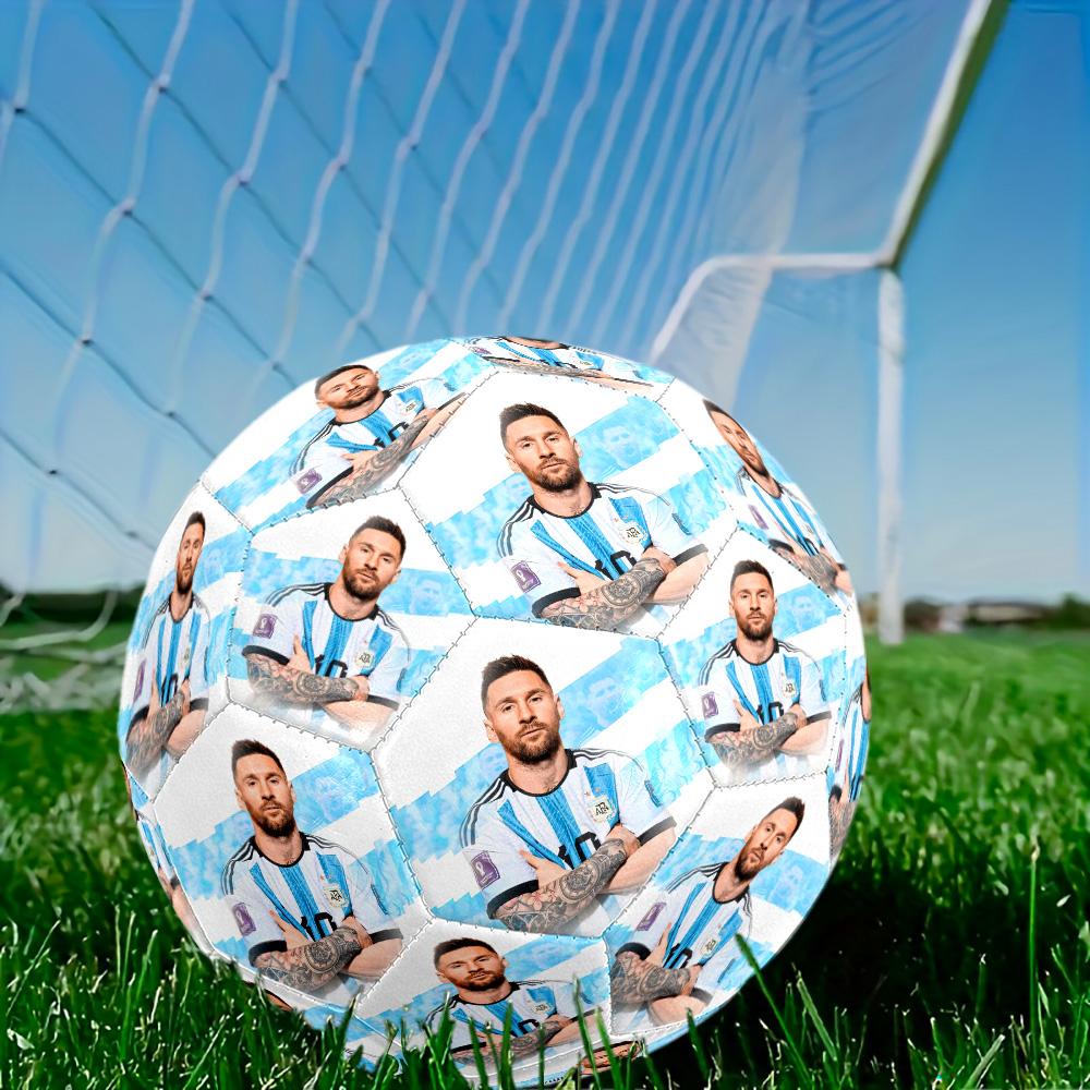 Messi3 Soccer Ball Size 5 Football Machine Sewn Indoor/Outdoor Universal Football Ideal for Soccer Enthusiasts