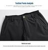 Men's Outdoor Windproof Ski Pants: Winter Fleece-Lined, Cold-Proof, Multi-Pocket Softshell for Mountaineering