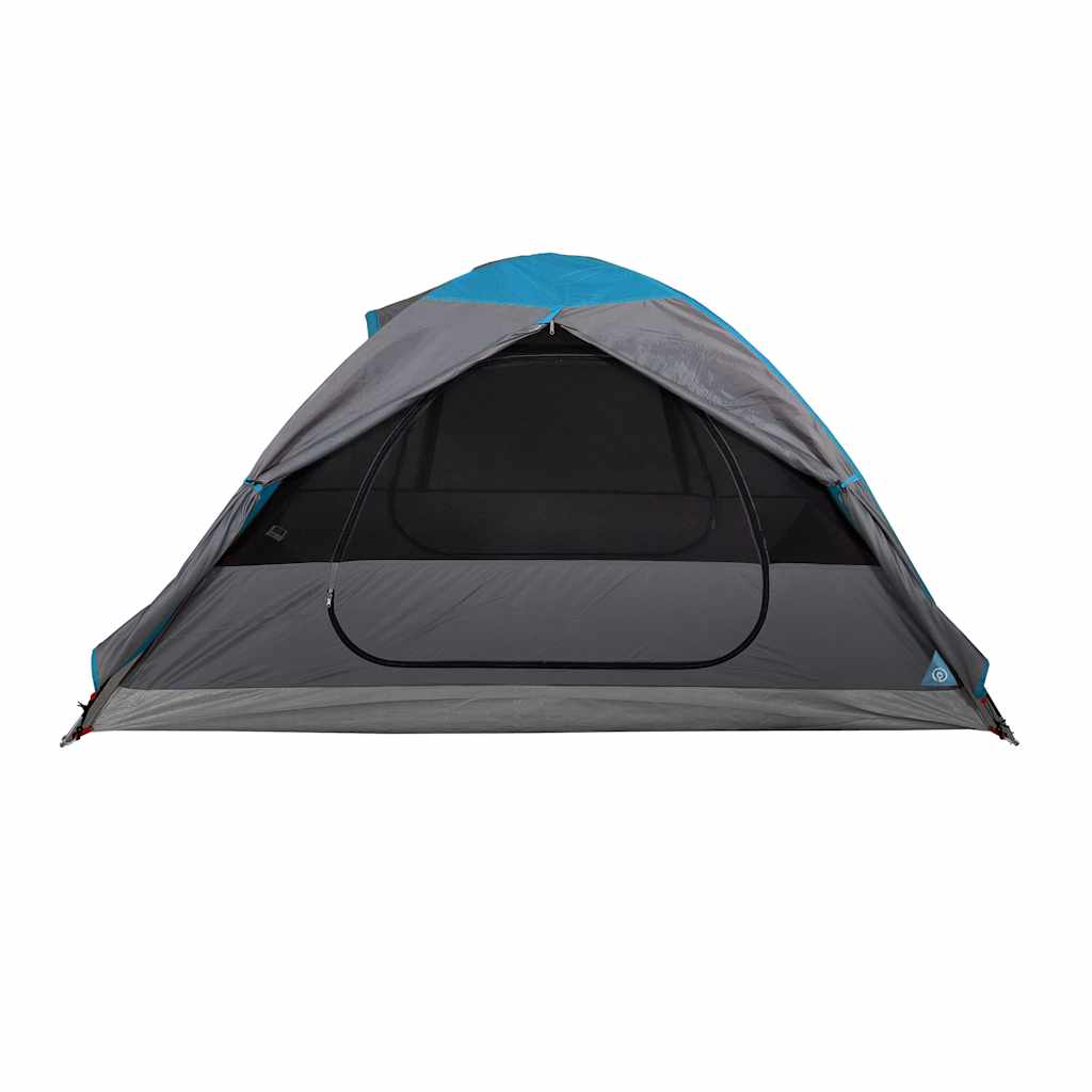 Dome Camping Tent for 2 Persons Blue Waterproof
