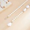 Ingemark Sexy Baroque Imitation Pearl Back Chain Clavicle Choker Women Retro Tassel Necklace Wedding Jewelry Bikini Chest Chain