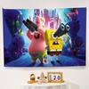 Cartoon Sponge And Bobs S-SquarePant Party Decorations Backdrop Photography Background Photo Studio Props Banner