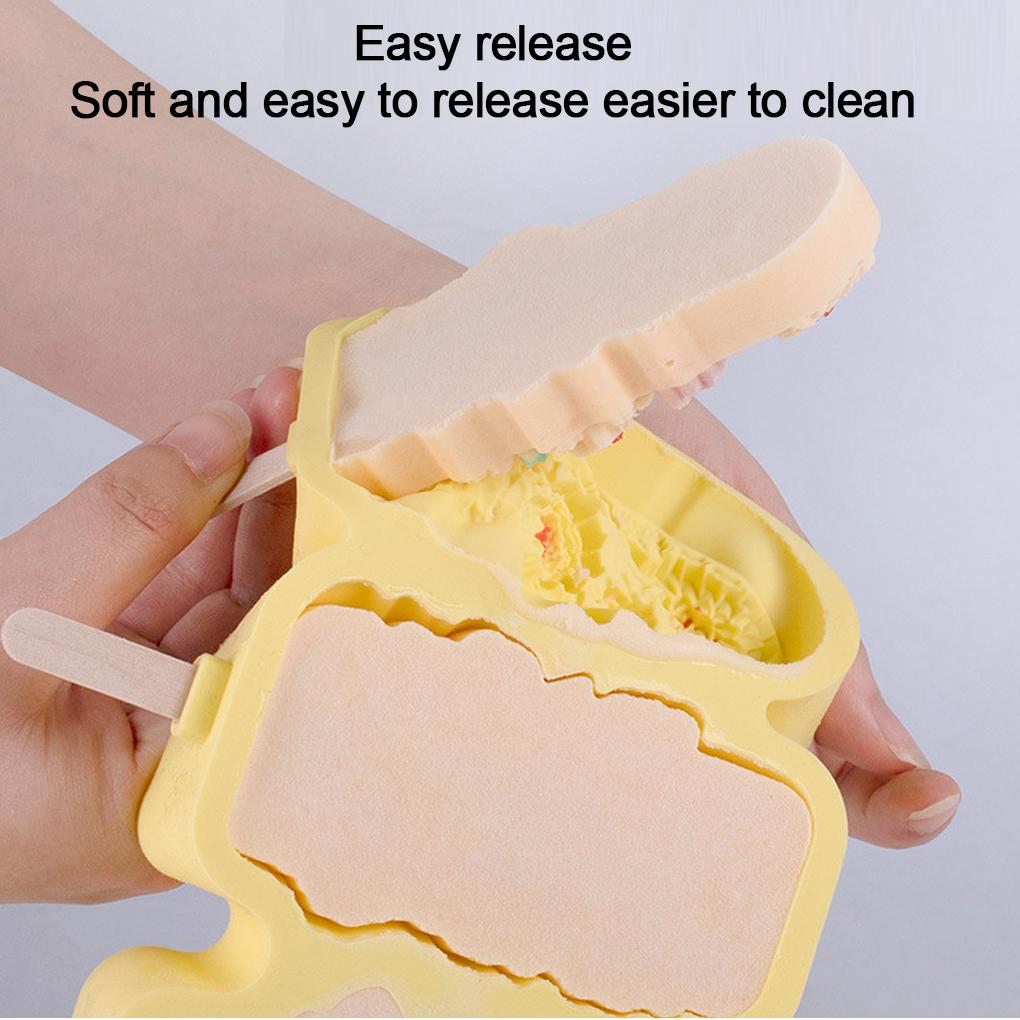 Flower Ice Cream Mold For Homemade Treats Ice Cream Popsicles Molds Ice Cream Molds