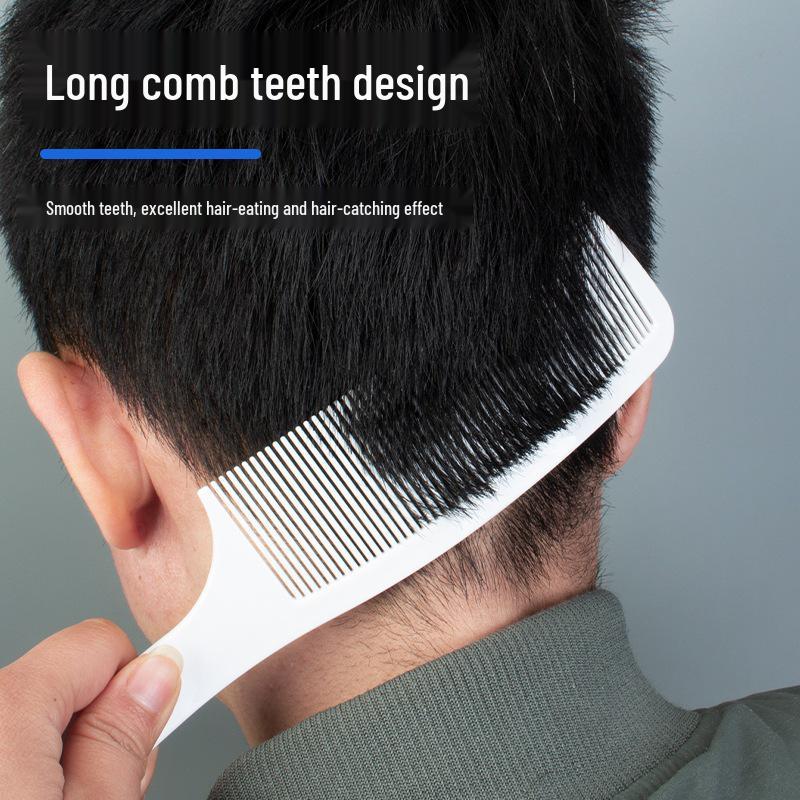 Peigne de coupe à dessus plat ultra-fin pour hommes pour barbiers professionnels
