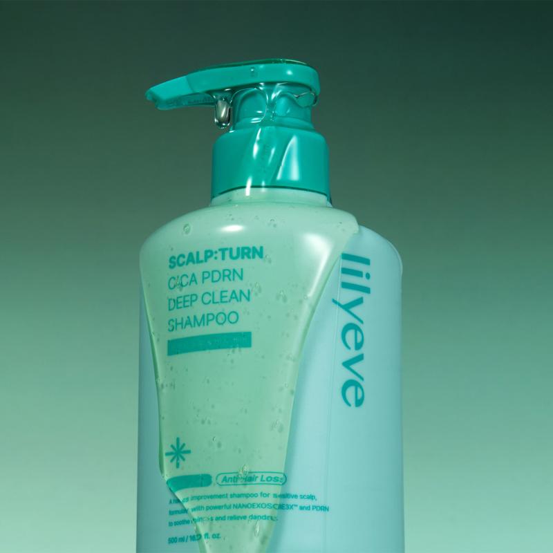 [lilyeve] Scalp Turn Cica PDRN Deep Clean Shampoo 500ml