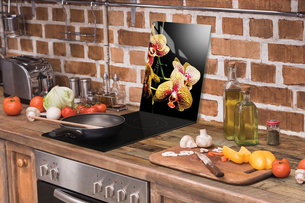 SZKLANA DESKA DO KROJENIA 35x52 ORCHIDEA