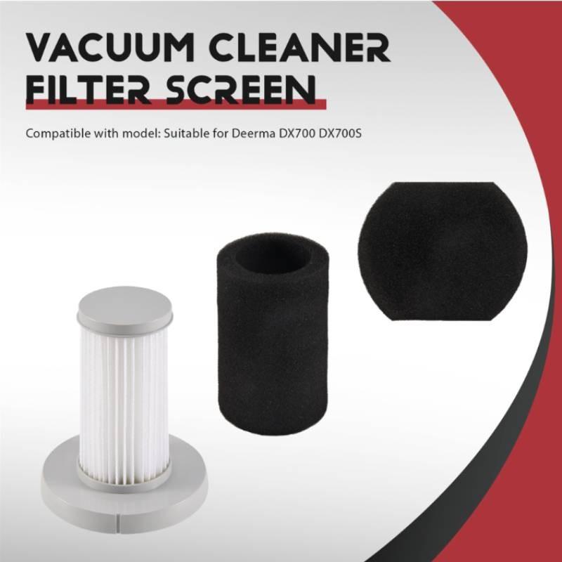 For Deerma Dx700 Pro Vacuum Filter Kit With Washable Cotton And Knit Filter For Large Area Cleaning