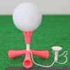 Portable Golf Tee Adjustable ABS Anti-flying Tripod Golf Tee for Training