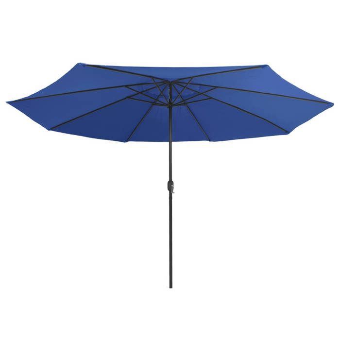 VidaXL Parasol de Jardin avec Mât en Métal, Pare-soleil de Patio, Abri de Soleil, Parasol de Terrasse Arrière-cour 47385
