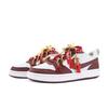 Nike Court Borough Abrasion Resistant Slip Resistant Low Top Skateboard Shoes Women's Red White DV5456-006(team1723-NC)
