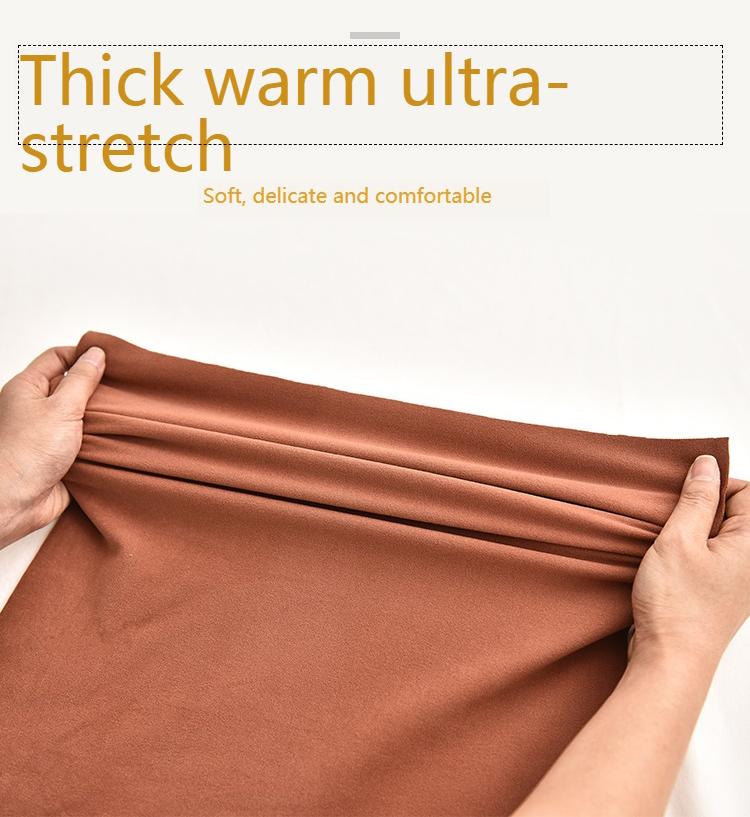 Flannelette Thickened Underwear Pajamas Home Clothing Elastic Jersey Knit Fabric To Keep Warm DIY Sewing Brocade Dark Blue White