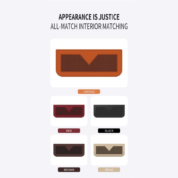 Car Essential Organizer High Capacity Adhesive Backing Mesh Design Easy Installation for Most Vehicles