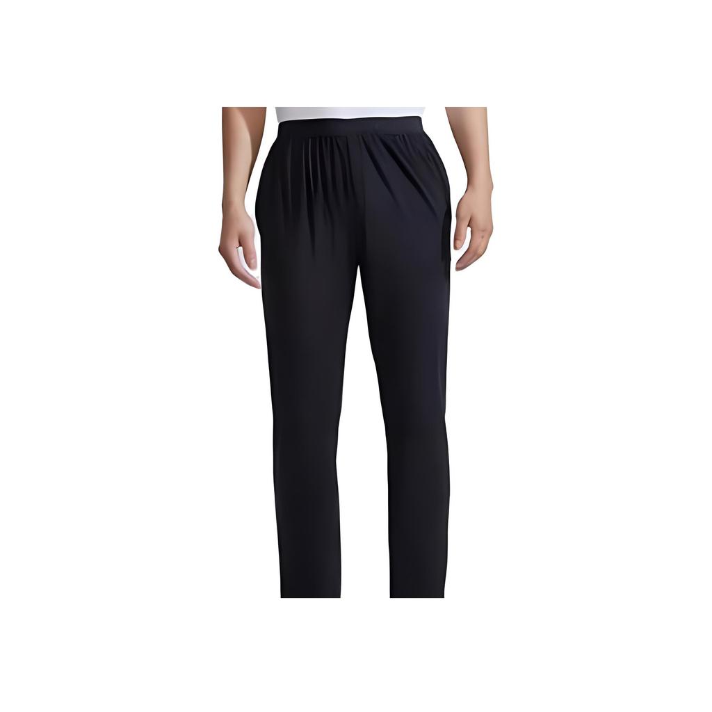 Calvin Klein Black Label Series Elastic Waist Mid Rise Stretch Casual Pants Men Bottoms Space-Black NM2444