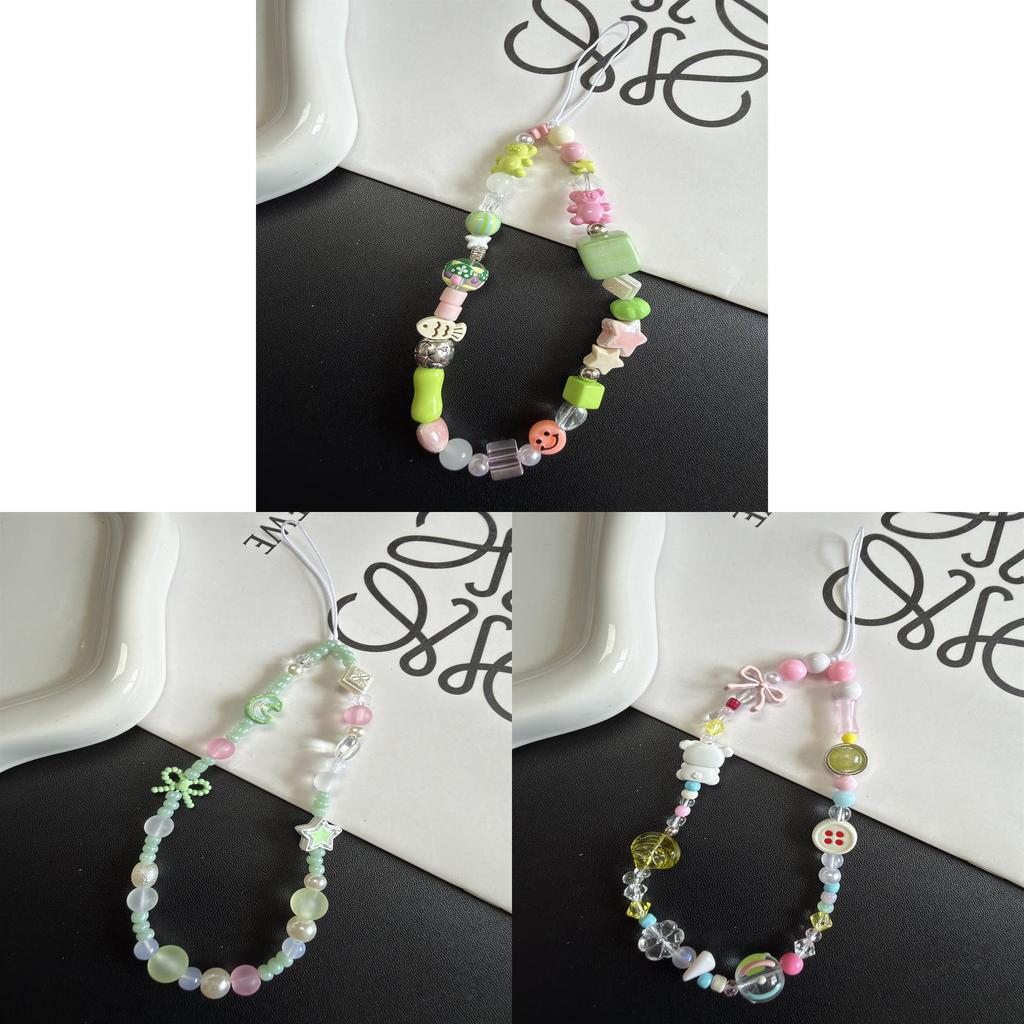 Cute Cartoon Blush Dog Button Phone Strap With Pvc Cord For Girls And Ladies