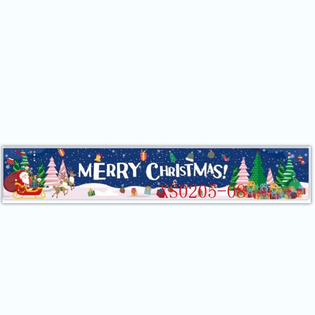 Merry Christmas Outdoor Banner Christmas Decoration for Home 2025 Xmas Ornament Navidad Natal Noel Kerst Gift Happy NewYear 2026