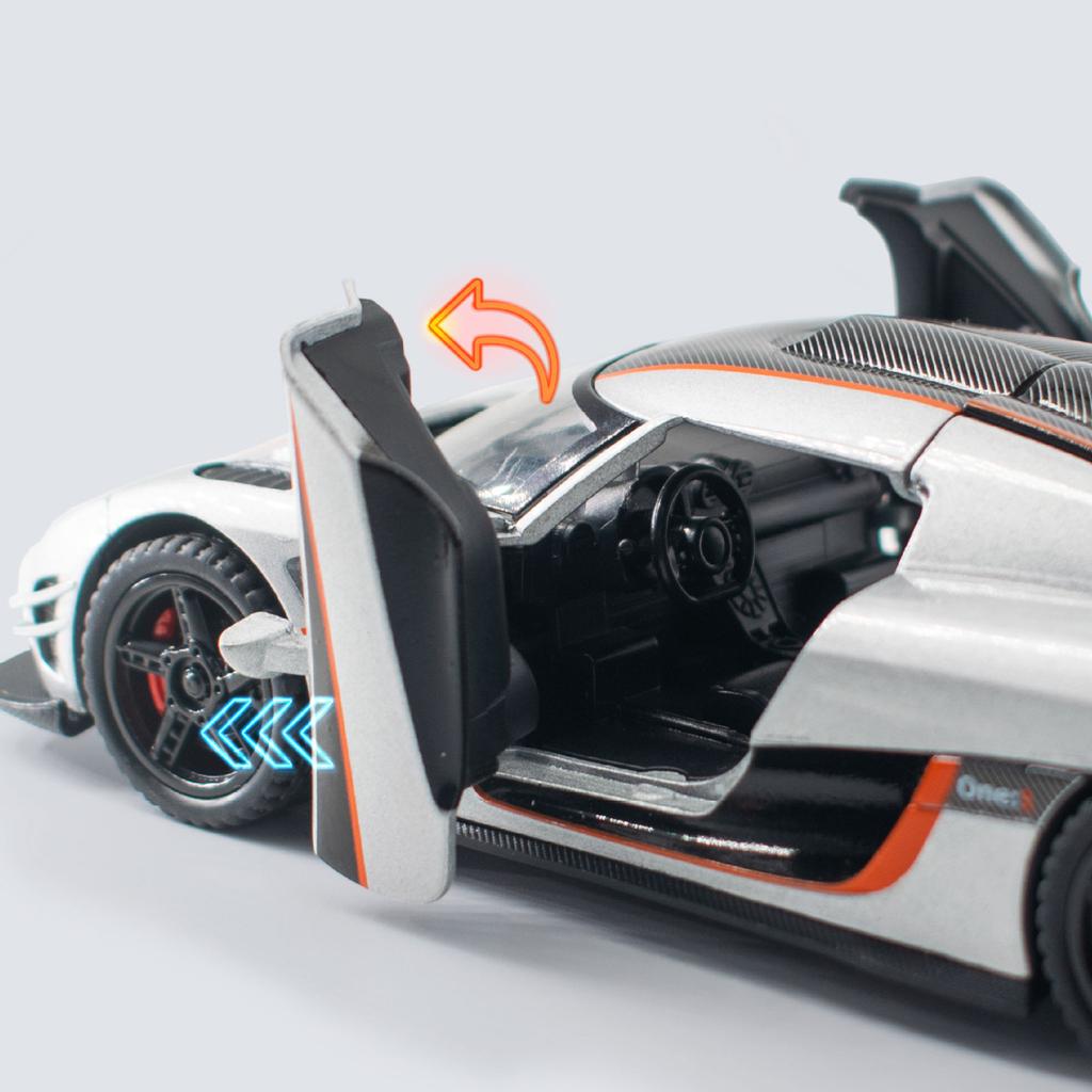 1/32 KOENI ONE1 Simulation Automodell Metalldruckguss & Spielzeugfahrzeuge Legierung Dekoration Spielzeug Global Limited Edition Kinder Jungenspielzeug