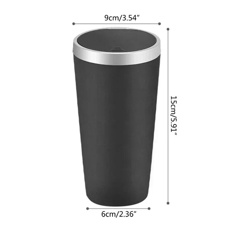 Car Mini Trash Can Cup Holder Trash Bin Leak-proof Odor Blocking Waterproof Car Accessory Garbage Organizer For SUV Sedans Truck