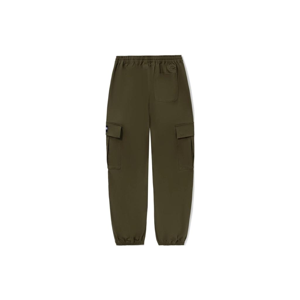 Li-Ning Skateboarding Cargo Joggers Pants 'Olive Green' Men's AKXS085-3