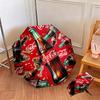 Christmas Gift Halloween Theme Bear Truck Coca Cola umbrella is suitable for all seasons, including home travel and outdoor activities Y13