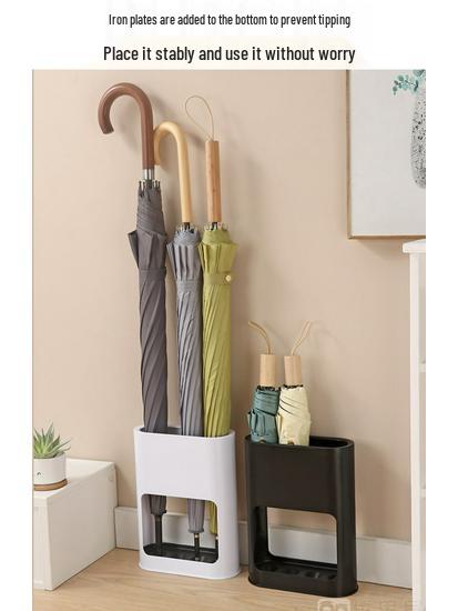 Držák na deštníky do dveří a odkapávací stojan na kapky deště