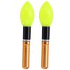 2pcs Glowing Fishing Floats LED Glowing Fishing Drifting Bobbers for Night FishingGold