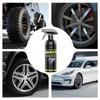 Tire Shine Spray 500ml Tire Brightener with Applicator Sponge Wheel Cleaner for Car Detailing Keep Tires Looking Black and Gloss