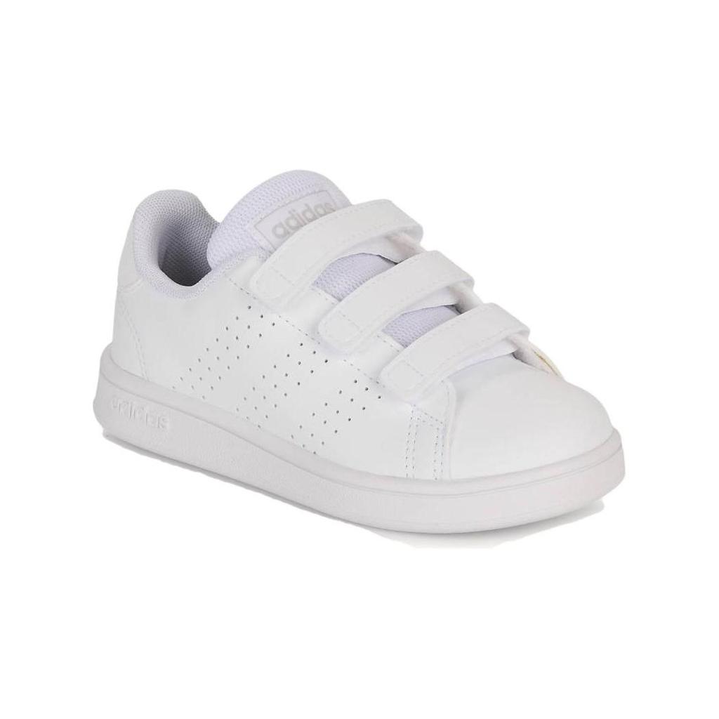 Adidas Advantage Cf C Comfortable Durable Breathable Low-Top Kids Sneakers Kids Sneakers White IG2517