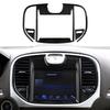 For Chrysler 300 (2011-2014) Car Center Console Gear Shift Panel Steering Wheel Cover Carbon Fiber Interior Sticker Accessories