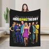 American The Big Bangs Theory Soft Warm Blanket Picnic Plush Throw Blanket Funny Couch Bed Flannel Bedspread Sofa Bed Cover