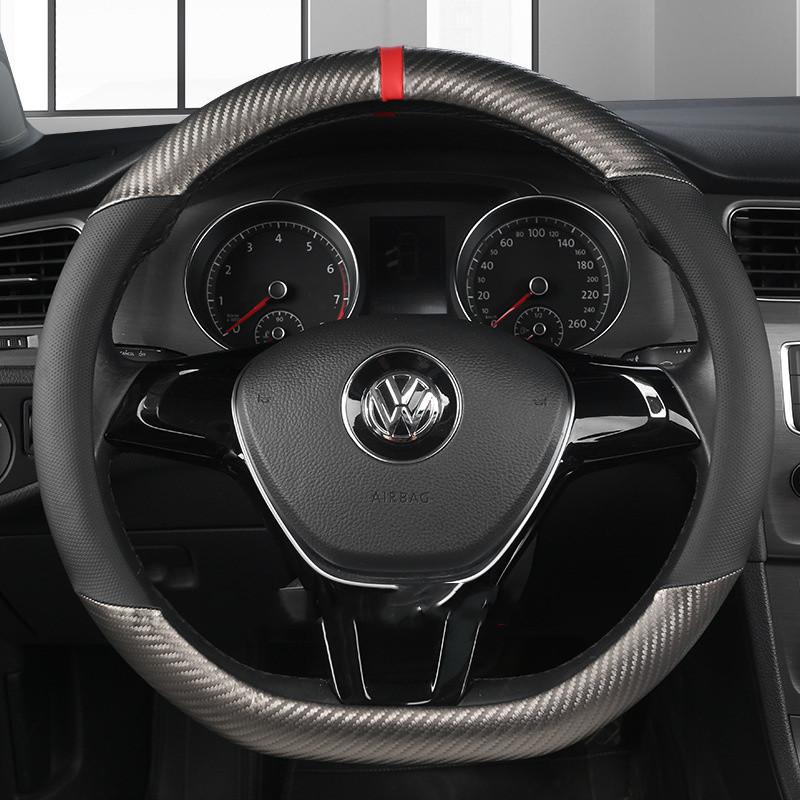 

Universal D Shape Car Steering Wheel Cover Breathable Anti Slip Car Decoration Suitable 37-38cm Steering Wheel Cover Accessories