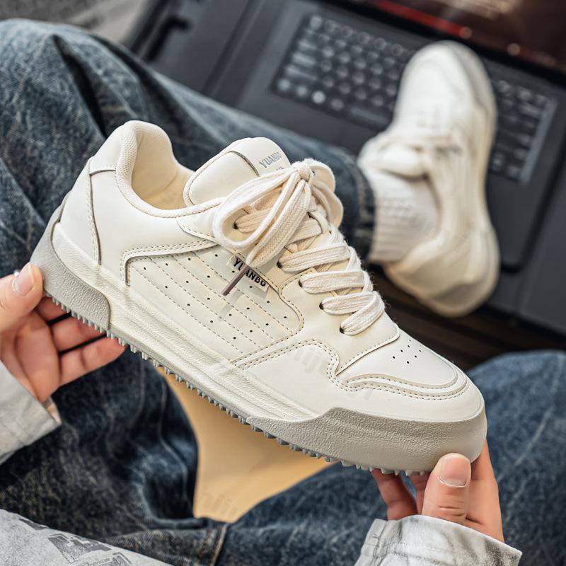 Fashion Men's Sports Casual Shoes 2025 New Spring Fashion Trend Comfortable Versatile Thick Soled Shoes Low Top Non slip Chunky sneakers