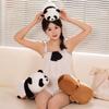 Turn Panda Doll Into Doll Internet Celebrity Plush Toy Throw Pillow Capybara Jungu Doll Girl's Birthday Gift