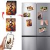 Customized Personalized Halloween Face Changing Witch Soft Magnetic Fridge Magnet Rectangular Photo Frame, Holiday Decoration