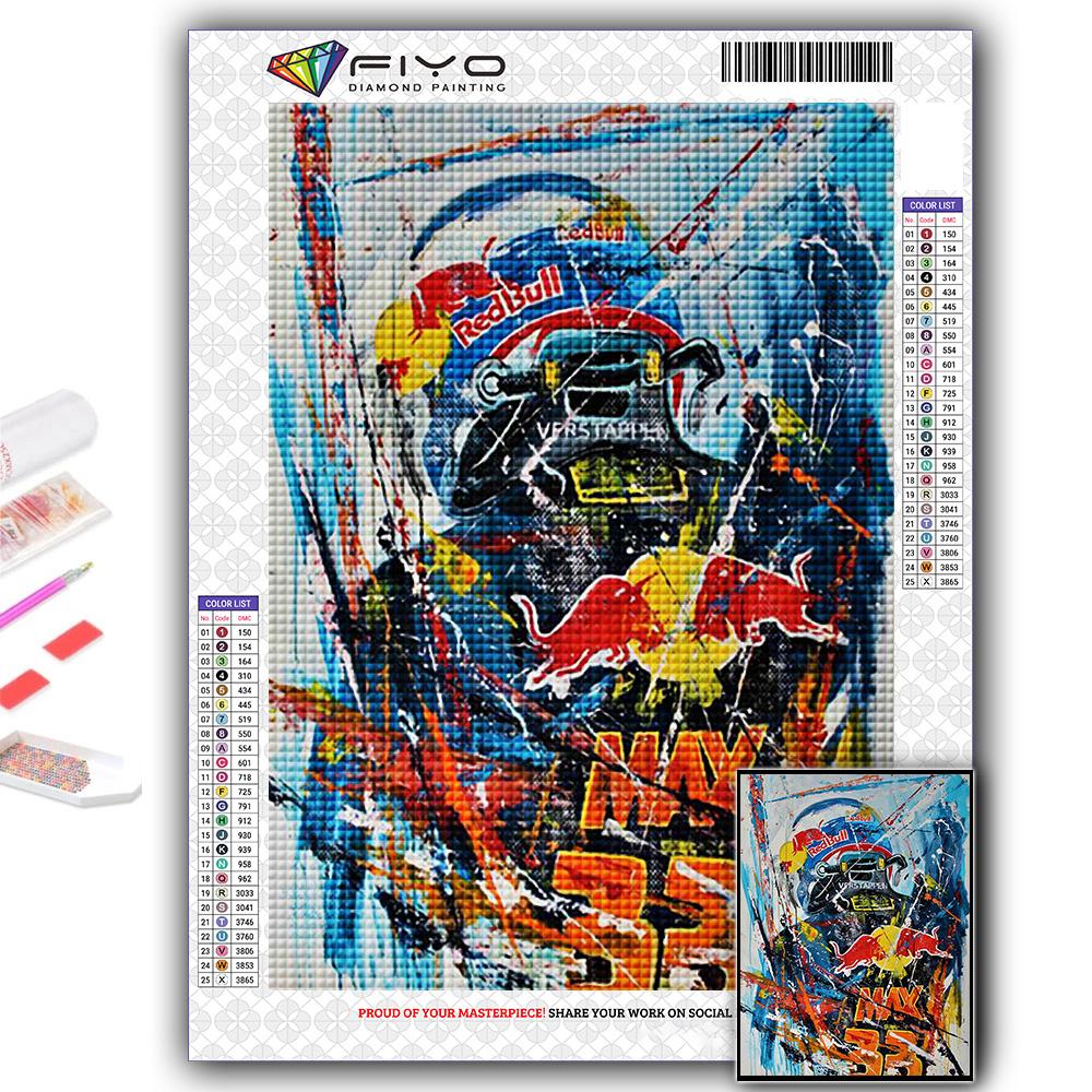 

Алмазная картина F1 Гонщик Алмазная мозаика Ремесло Алмазная вышивка Картина