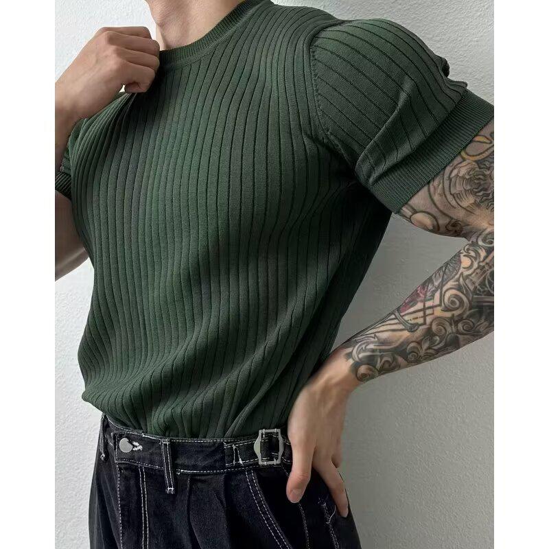 Men's European & American Fashion Breathable Short-Sleeve T-Shirt